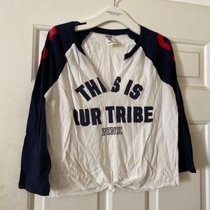 PINK Indians crop top